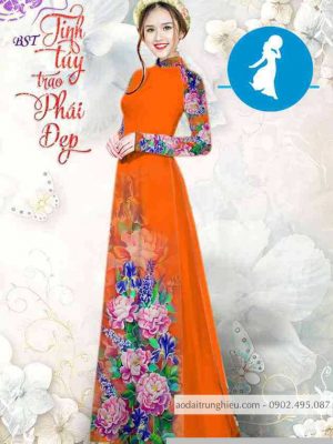 Vải áo dài hoa cẩm chướng thiết kế 2020 AD M7318 42 1589255028 834 vai ao dai vai ao dai dep ad