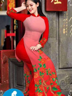 Vải áo dài hoa 3D kiểu mới AD M7315 42 1589255272 103 vai ao dai vai ao dai dep ad