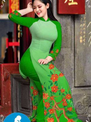 Vải áo dài hoa 3D kiểu mới AD M7315 43 1589255272 209 vai ao dai vai ao dai dep ad