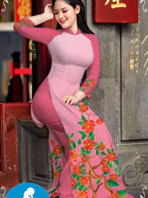 Vải áo dài hoa 3D kiểu mới AD M7315 41 1589255272 308 vai ao dai vai ao dai dep ad