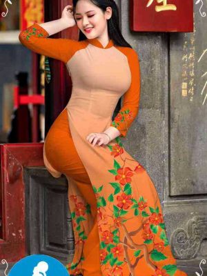 Vải áo dài hoa 3D kiểu mới AD M7315 44 1589255272 412 vai ao dai vai ao dai dep ad