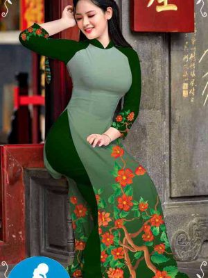 Vải áo dài hoa 3D kiểu mới AD M7315 57 1589255274 174 vai ao dai vai ao dai dep ad