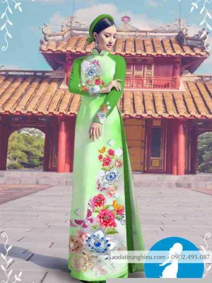 Vải áo dài hoa 3D kiểu mới AD M7314 39 1589255396 655 vai ao dai vai ao dai dep ad