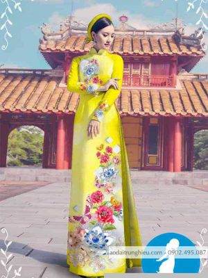 Vải áo dài hoa 3D kiểu mới AD M7314 34 1589255396 744 vai ao dai vai ao dai dep ad