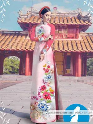 Vải áo dài hoa 3D kiểu mới AD M7314 41 1589255397 992 vai ao dai vai ao dai dep ad