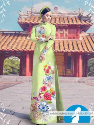 Vải áo dài hoa 3D kiểu mới AD M7314 61 1589255401 756 vai ao dai vai ao dai dep ad