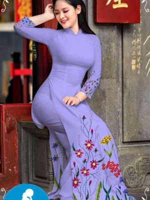 Vải áo dài hoa 3D mới ra AD M7311 36 1589255641 933 vai ao dai vai ao dai dep ad