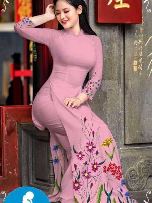 Vải áo dài hoa 3D mới ra AD M7311 40 1589255642 952 vai ao dai vai ao dai dep ad