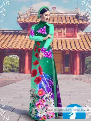 Vải áo dài hoa ly thiết kế 2020 AD M7308 35 1589255875 542 vai ao dai vai ao dai dep ad