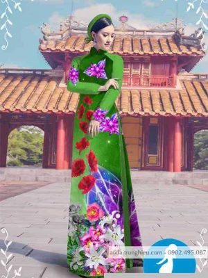Vải áo dài hoa ly thiết kế 2020 AD M7308 37 1589255876 394 vai ao dai vai ao dai dep ad
