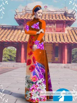 Vải áo dài hoa ly thiết kế 2020 AD M7308 42 1589255877 779 vai ao dai vai ao dai dep ad