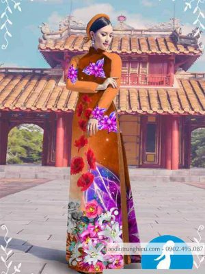 Vải áo dài hoa ly thiết kế 2020 AD M7308 56 1589255879 737 vai ao dai vai ao dai dep ad