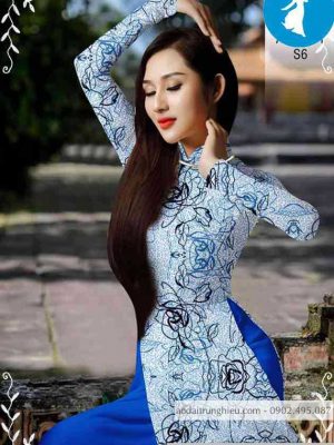 Vải áo dài hoa văn mới ra AD 10383 28 1589256108 168 vai ao dai vai ao dai dep ad