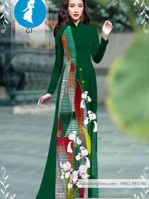 Vải áo dài hoa 3D thiết kế 2020 AD 10465 22 1589256240 155 vai ao dai vai ao dai dep ad