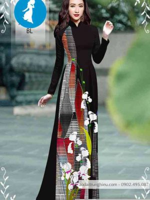 Vải áo dài hoa 3D thiết kế 2020 AD 10465 23 1589256240 263 vai ao dai vai ao dai dep ad