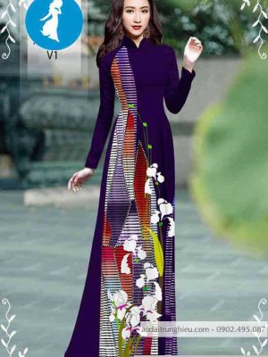 Vải áo dài hoa 3D thiết kế 2020 AD 10465 34 1589256242 344 vai ao dai vai ao dai dep ad