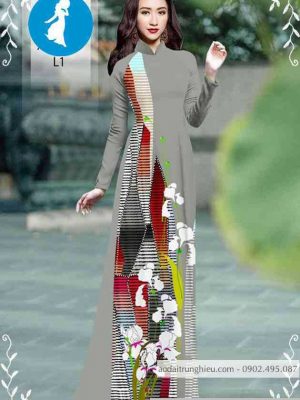 Vải áo dài hoa 3D thiết kế 2020 AD 10465 37 1589256242 76 vai ao dai vai ao dai dep ad