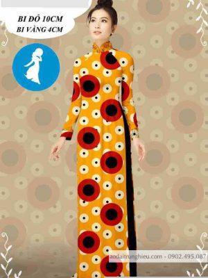 Vải áo dài hoa chấm bi kiểu mới AD T7107 16 1589256588 151 vai ao dai vai ao dai dep ad