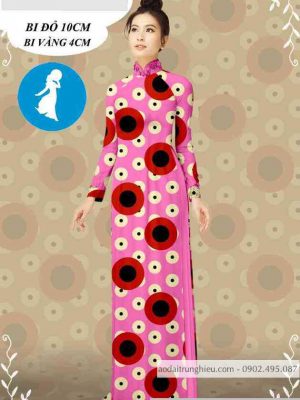 Vải áo dài hoa chấm bi kiểu mới AD T7107 17 1589256588 548 vai ao dai vai ao dai dep ad