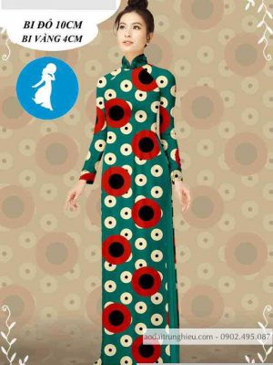 Vải áo dài hoa chấm bi kiểu mới AD T7107 15 1589256588 694 vai ao dai vai ao dai dep ad