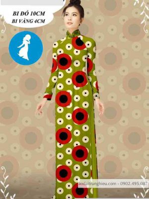 Vải áo dài hoa chấm bi kiểu mới AD T7107 23 1589256589 567 vai ao dai vai ao dai dep ad