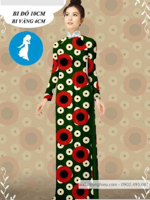 Vải áo dài hoa chấm bi kiểu mới AD T7107 20 1589256589 858 vai ao dai vai ao dai dep ad