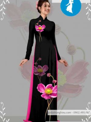 Vải áo dài hoa 3D mới ra AD T7105 19 1589256709 391 vai ao dai vai ao dai dep ad
