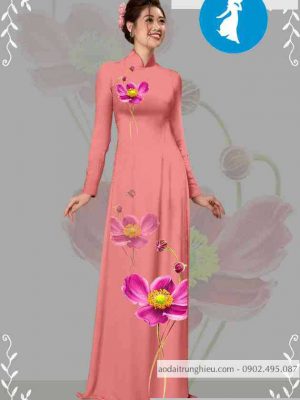 Vải áo dài hoa 3D mới ra AD T7105 24 1589256710 177 vai ao dai vai ao dai dep ad