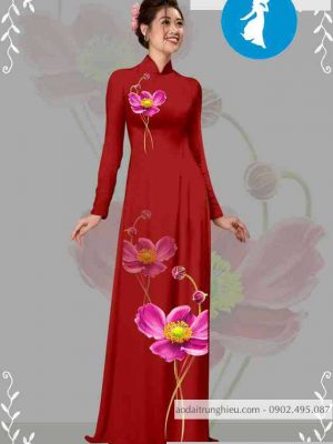 Vải áo dài hoa 3D mới ra AD T7105 31 1589256711 14 vai ao dai vai ao dai dep ad