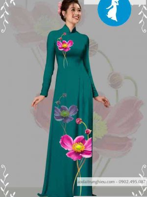 Vải áo dài hoa 3D mới ra AD T7105 32 1589256711 656 vai ao dai vai ao dai dep ad