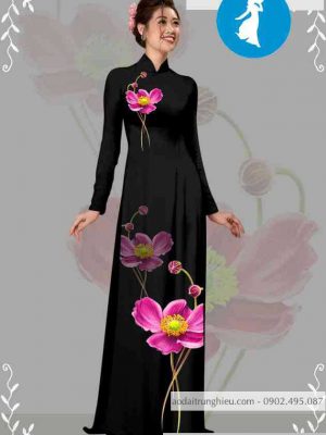 Vải áo dài hoa 3D mới ra AD T7105 33 1589256711 969 vai ao dai vai ao dai dep ad
