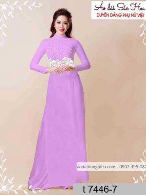Vải áo dài hoa 3D thiết kế 2020 AD T7446 15 1589338764 959 vai ao dai vai ao dai dep ad