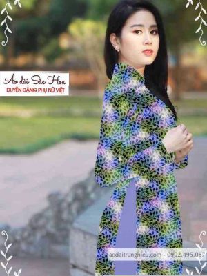 Vải áo dài hoa lá đều mới ra AD T7441 14 1589339243 45 vai ao dai vai ao dai dep ad