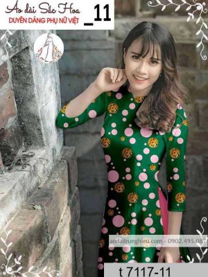 Vải áo dài chấm bi kiểu mới AD T7117 22 1589339722 3 vai ao dai vai ao dai dep ad