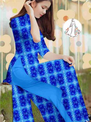 Vải áo dài hoa đều mới ra AD T7110 17 1589340204 482 vai ao dai vai ao dai dep ad