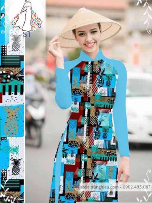 Vải áo dài hoa văn thiết kế 2020 AD 8023 22 1589340443 187 vai ao dai vai ao dai dep ad