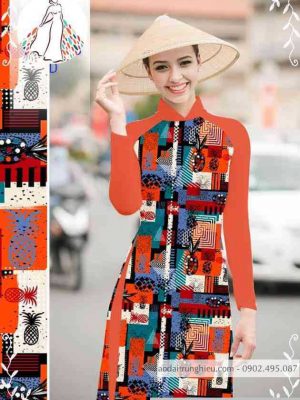 Vải áo dài hoa văn thiết kế 2020 AD 8023 21 1589340443 883 vai ao dai vai ao dai dep ad