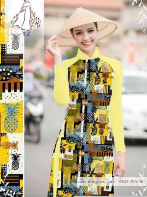 Vải áo dài hoa văn thiết kế 2020 AD 8023 33 1589340445 494 vai ao dai vai ao dai dep ad