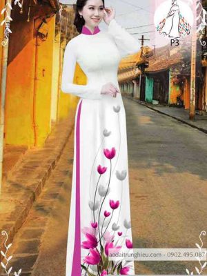 Vải áo dài hoa tulip kiểu mới AD 10471 26 1589340802 760 vai ao dai vai ao dai dep ad