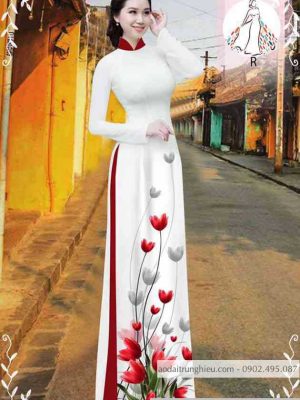 Vải áo dài hoa tulip kiểu mới AD 10471 34 1589340803 240 vai ao dai vai ao dai dep ad