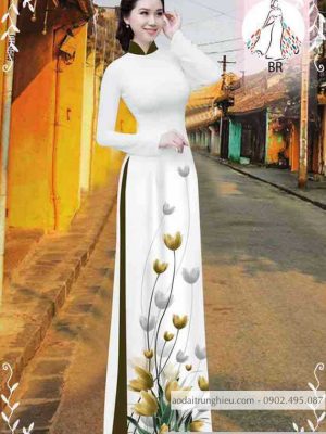 Vải áo dài hoa tulip kiểu mới AD 10471 32 1589340803 718 vai ao dai vai ao dai dep ad