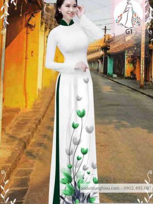 Vải áo dài hoa tulip kiểu mới AD 10471 31 1589340803 767 vai ao dai vai ao dai dep ad