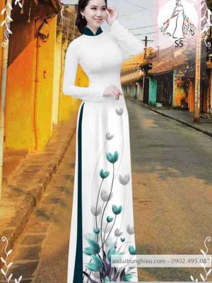 Vải áo dài hoa tulip kiểu mới AD 10471 36 1589340804 330 vai ao dai vai ao dai dep ad