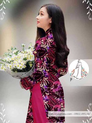 Vải áo dài hoa đều mới ra AD 14403 24 1589422893 687 vai ao dai vai ao dai dep ad