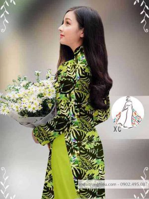 Vải áo dài hoa đều mới ra AD 14403 25 1589422893 945 vai ao dai vai ao dai dep ad