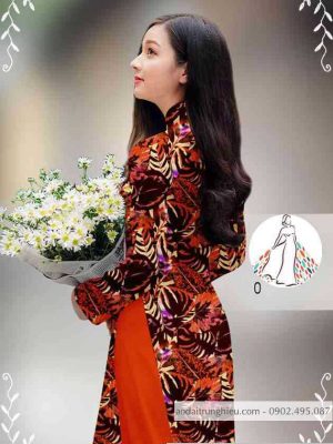Vải áo dài hoa đều mới ra AD 14403 32 1589422894 186 vai ao dai vai ao dai dep ad
