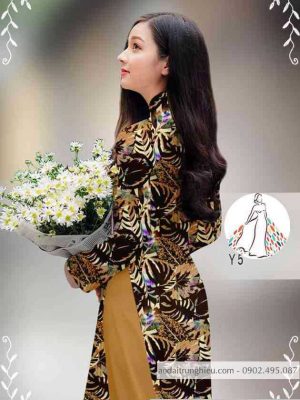 Vải áo dài hoa đều mới ra AD 14403 30 1589422894 531 vai ao dai vai ao dai dep ad