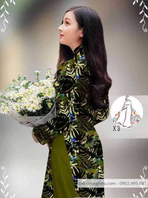 Vải áo dài hoa đều mới ra AD 14403 27 1589422894 665 vai ao dai vai ao dai dep ad
