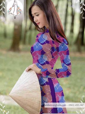 Vải áo dài hình lá thiết kế 2020 AD 10462 21 1589423502 165 vai ao dai vai ao dai dep ad