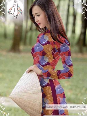 Vải áo dài hình lá thiết kế 2020 AD 10462 26 1589423503 181 vai ao dai vai ao dai dep ad